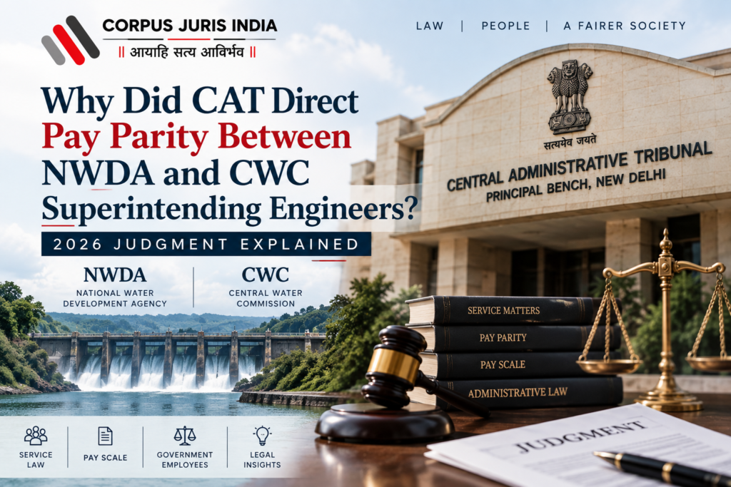 CAT judgment on pay parity between NWDA and CWC Superintending Engineers